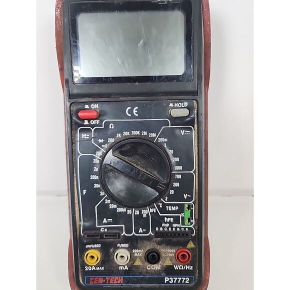 Cen-Tech P37772 11 Digital Multi-Meter For Parts Only - Picture 2 of 3
